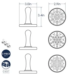 Snowflake Cookie Stamps
