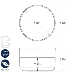 Soup and Salad Bowls - Set of 2