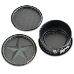 7" Springform Pan with Embossed Discs