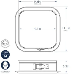 Square Springform Pan