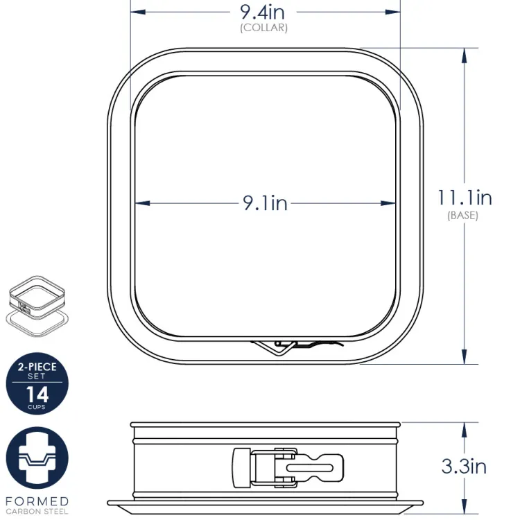 Square Springform Pan