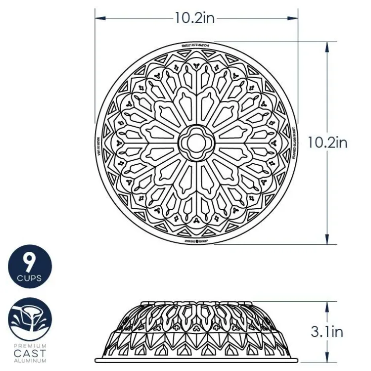 Stained Glass Bundt® Pan