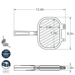 Stovetop Sandwich & Grill Press