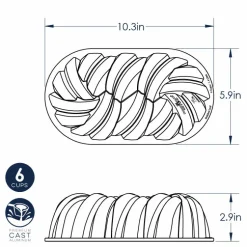 75th Anniversary Braided Loaf Pan