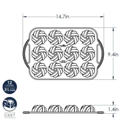 75th Anniversary Braided Mini Bundt® Pan