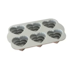 Tiered Heart Cakelet Pan with Double Chocolate Mix