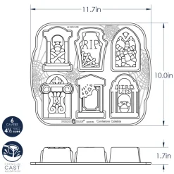 Tombstone Cakelet Pan