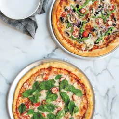 Traditional and Crisper Pizza Pan Set