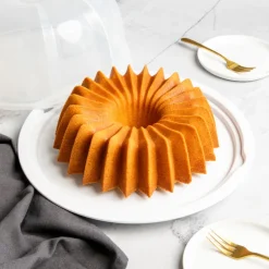 Translucent Bundt® Cake Keeper - White