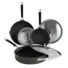 Verde™ 6 Piece Ceramic Nonstick Skillet & Lid Set