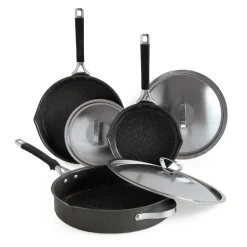 Verde™ 6 Piece Ceramic Nonstick Skillet & Lid Set