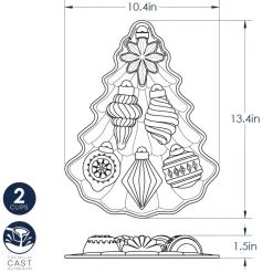 Vintage Ornament Cakelet Pan
