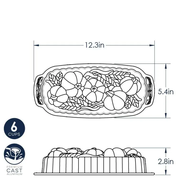 Wheat & Pumpkin Loaf Pan