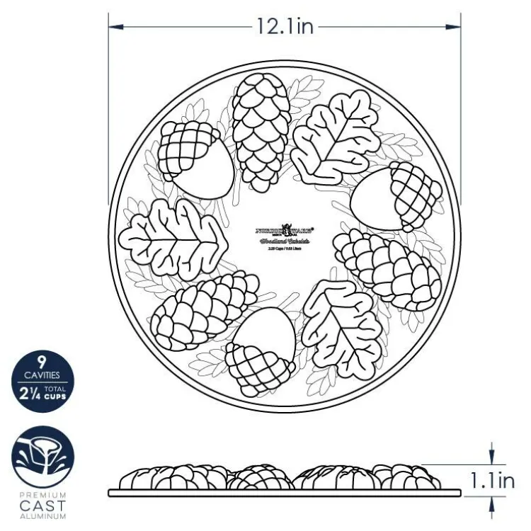 Woodland Cakelet Pan