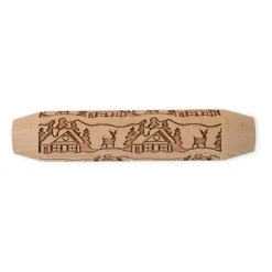Woodland Cottage Embossing Rolling Pin