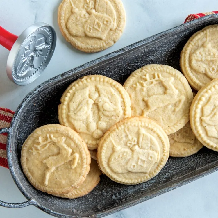 Yuletide Cookie Stamps