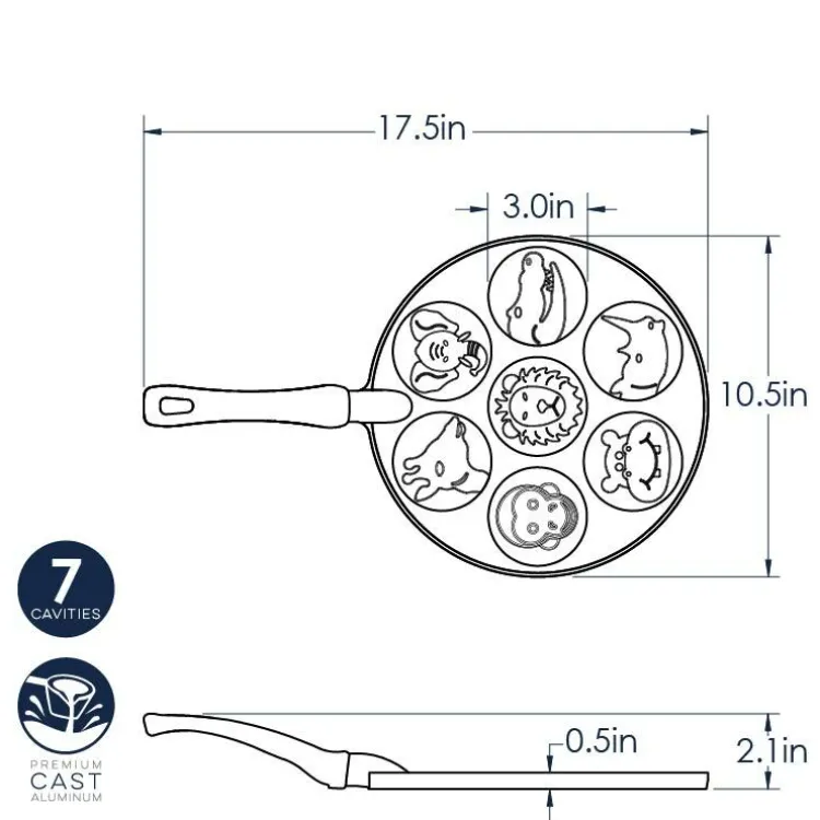 Zoo Friends Pancake Pan